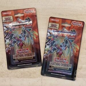 Yu-Gi-Oh! Lightning Overdrive 1st Edition Blister Pack Cards YuGiOh Lot Of 2
